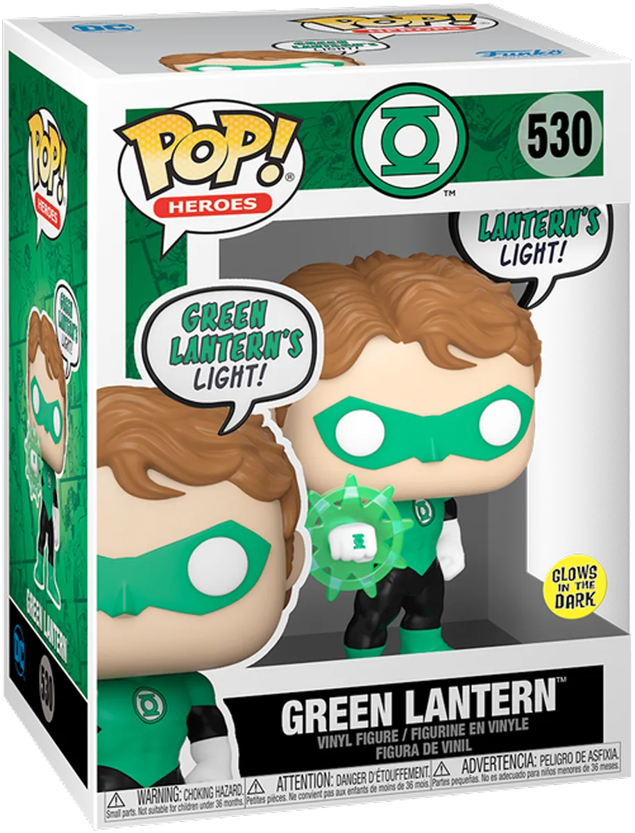 FUN82765 DC Comics - Green Lantern (Beware) Glow in the Dark Pop! Vinyl - Funko - Titan Pop Culture