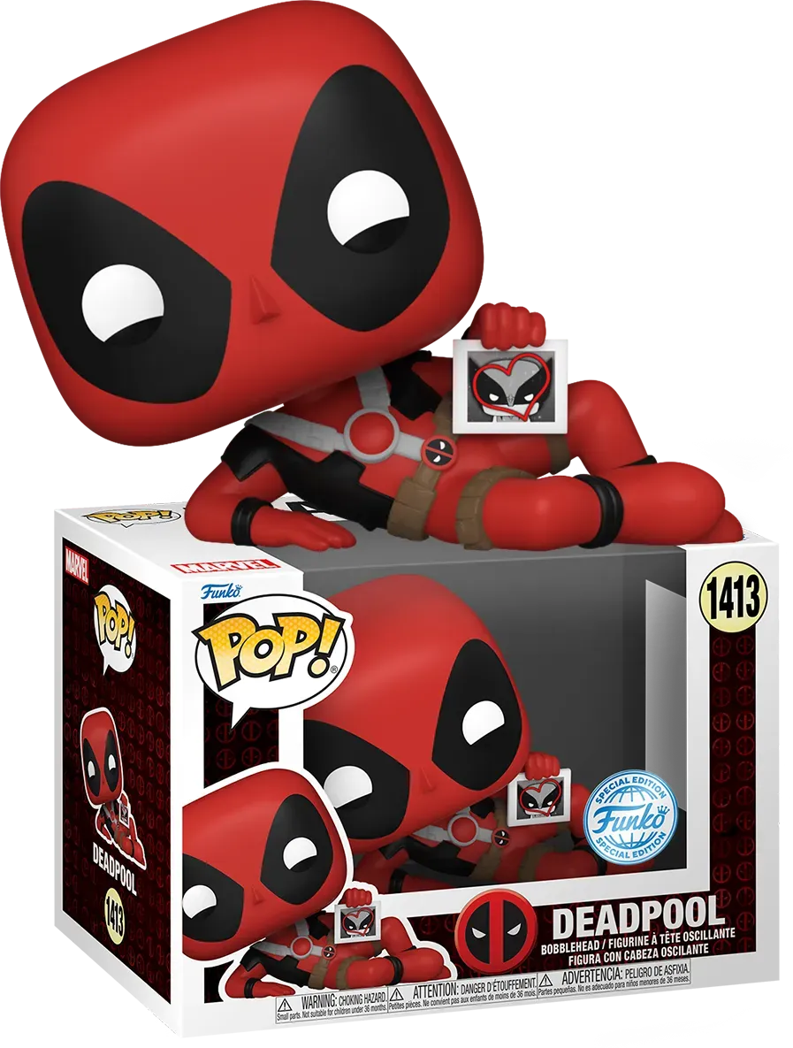 FUN82768 Deadpool - Deadpool Hearts Wolverine Pop! Vinyl [RS] - Funko TBA - Titan Pop Culture