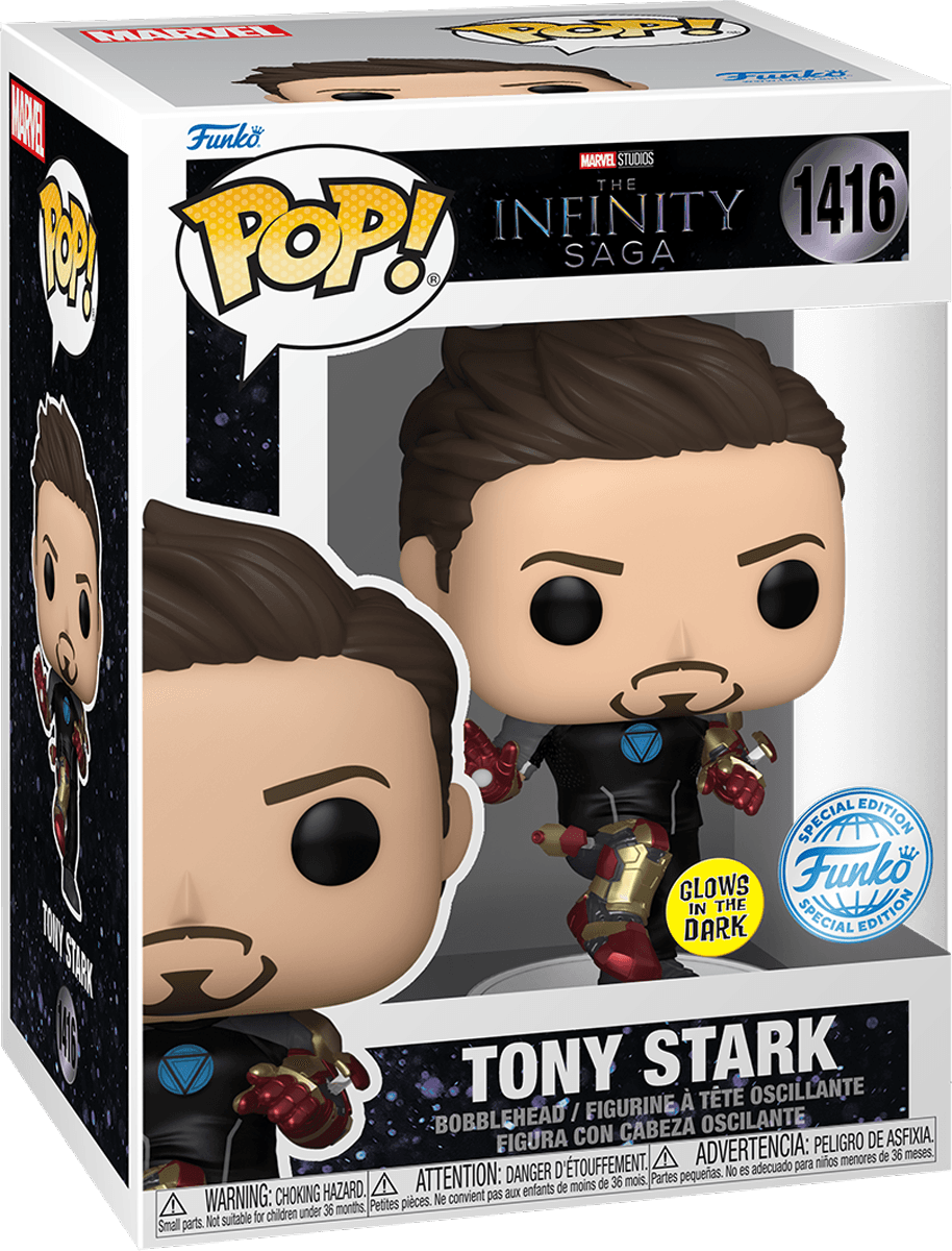 FUN82769 Iron Man 3 - Iron Man (Mk 42) US Exclusive Glow Pop! Vinyl [RS] - Funko - Titan Pop Culture