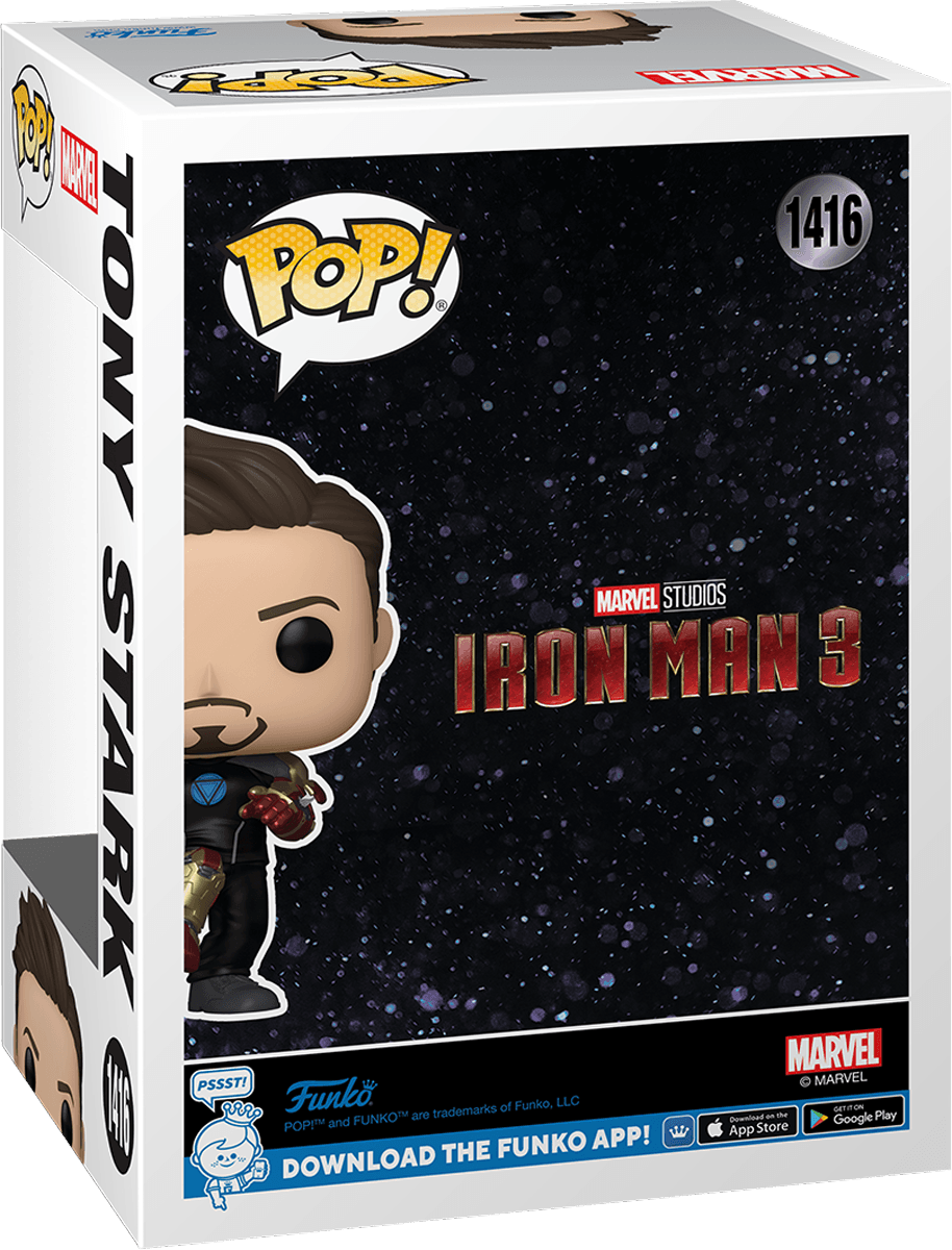 FUN82769 Iron Man 3 - Iron Man (Mk 42) US Exclusive Glow Pop! Vinyl [RS] - Funko - Titan Pop Culture