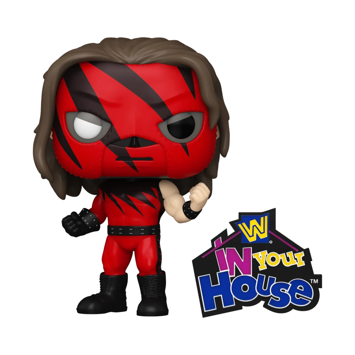 FUN82770 WWE - Kane Pop! Vinyl with Enamel Pin - Funko - Titan Pop Culture