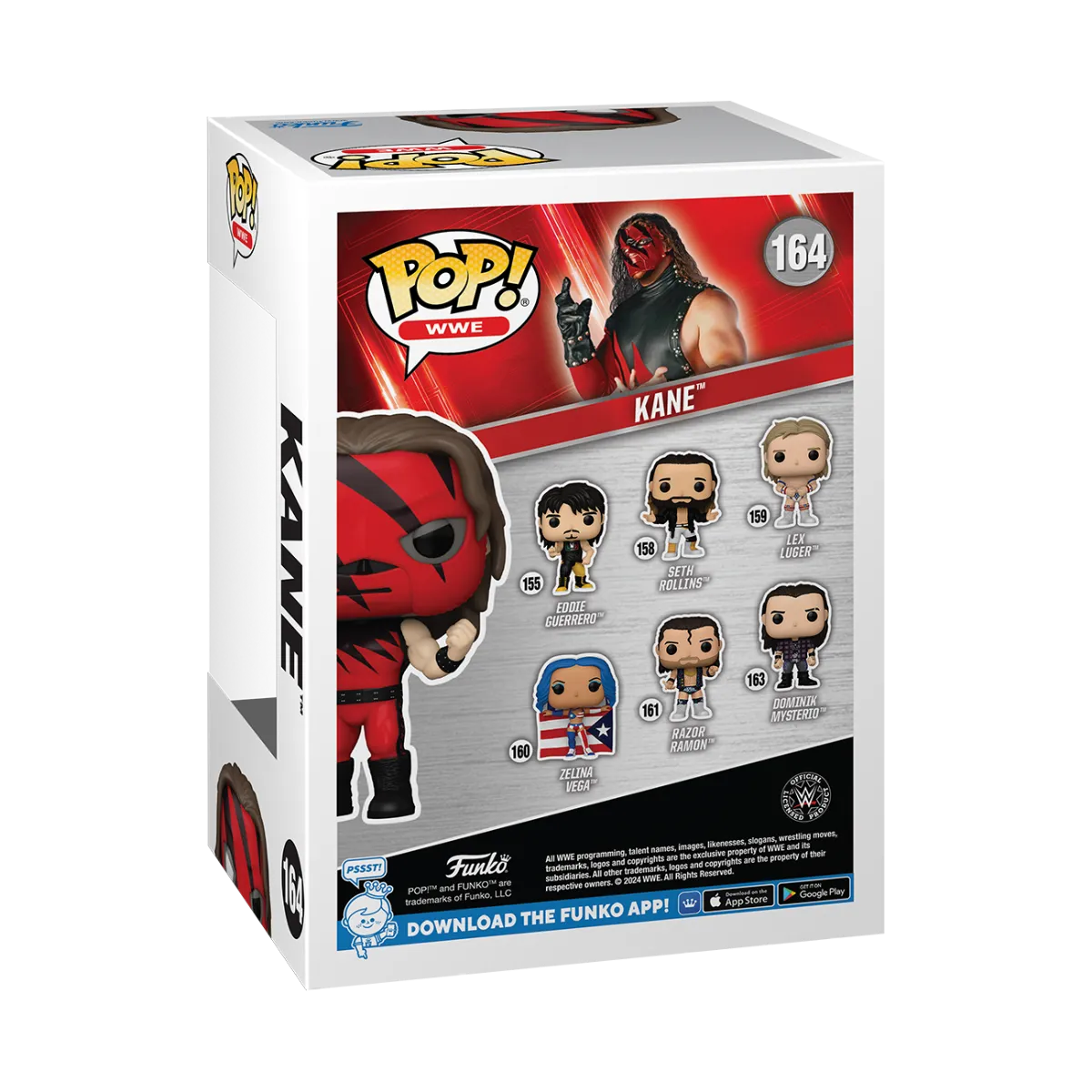 FUN82770 WWE - Kane Pop! Vinyl with Enamel Pin - Funko - Titan Pop Culture