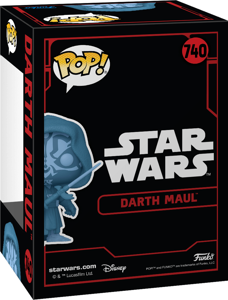 FUN82771 Star Wars: Darkside - Darth Maul (Hologram) US Exclusive Glow Pop! Vinyl [RS] - Funko - Titan Pop Culture