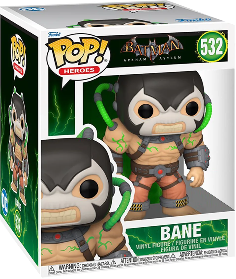 FUN82776 Batman: Arkham Asylum - Bane Glow In The Dark 6" Pop! Vinyl - Funko - Titan Pop Culture