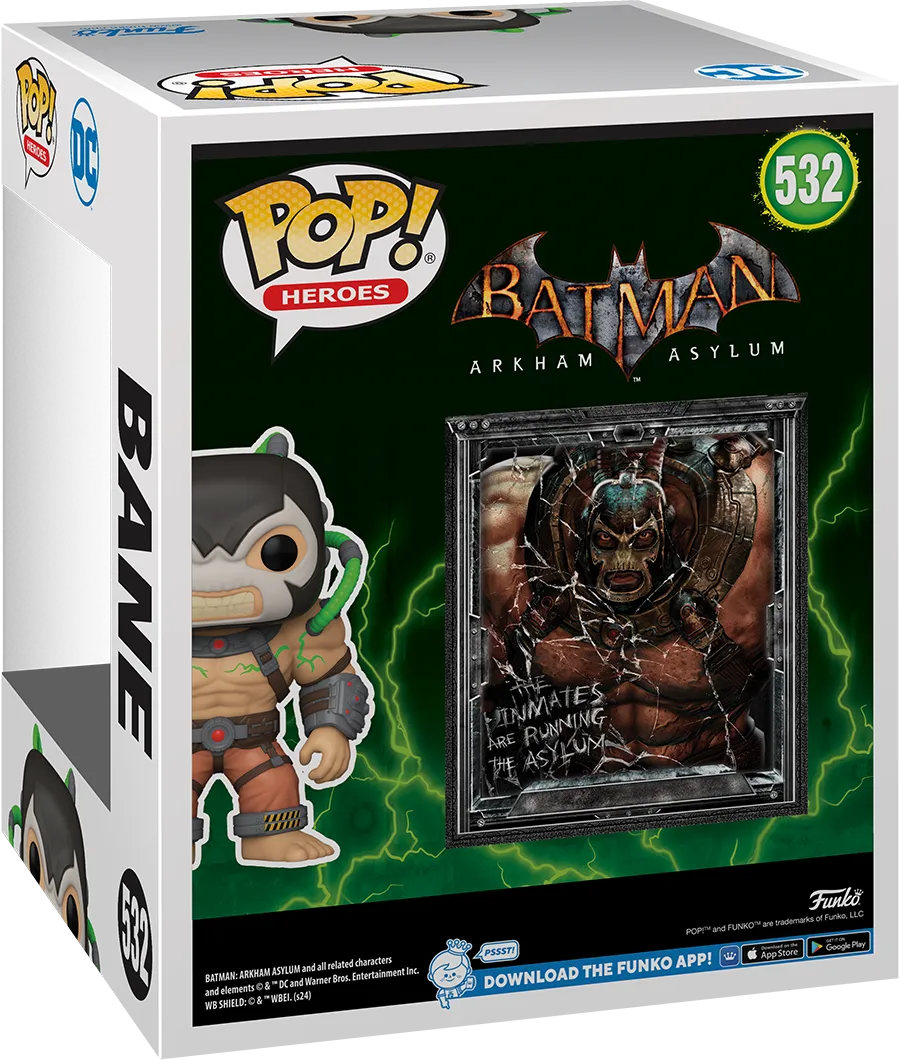 FUN82776 Batman: Arkham Asylum - Bane Glow In The Dark 6" Pop! Vinyl - Funko - Titan Pop Culture