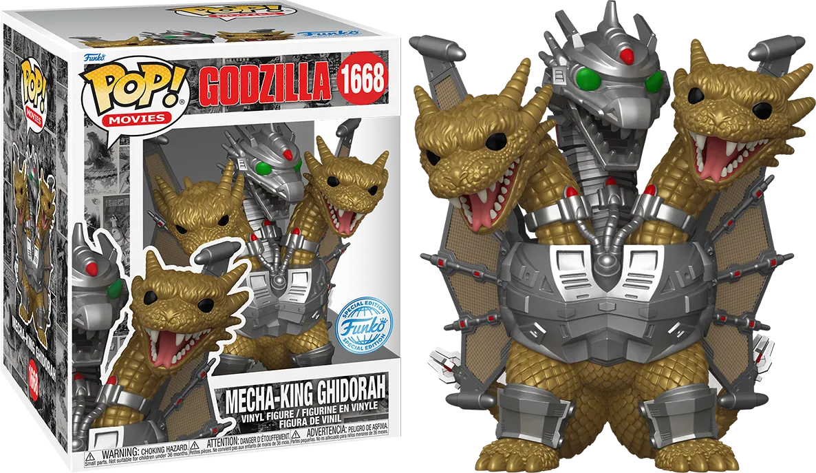 FUN82807 Godzilla: 70th Anniversary - Mecha-King Ghidorah 6" Pop! Vinyl [RS] - Funko - Titan Pop Culture