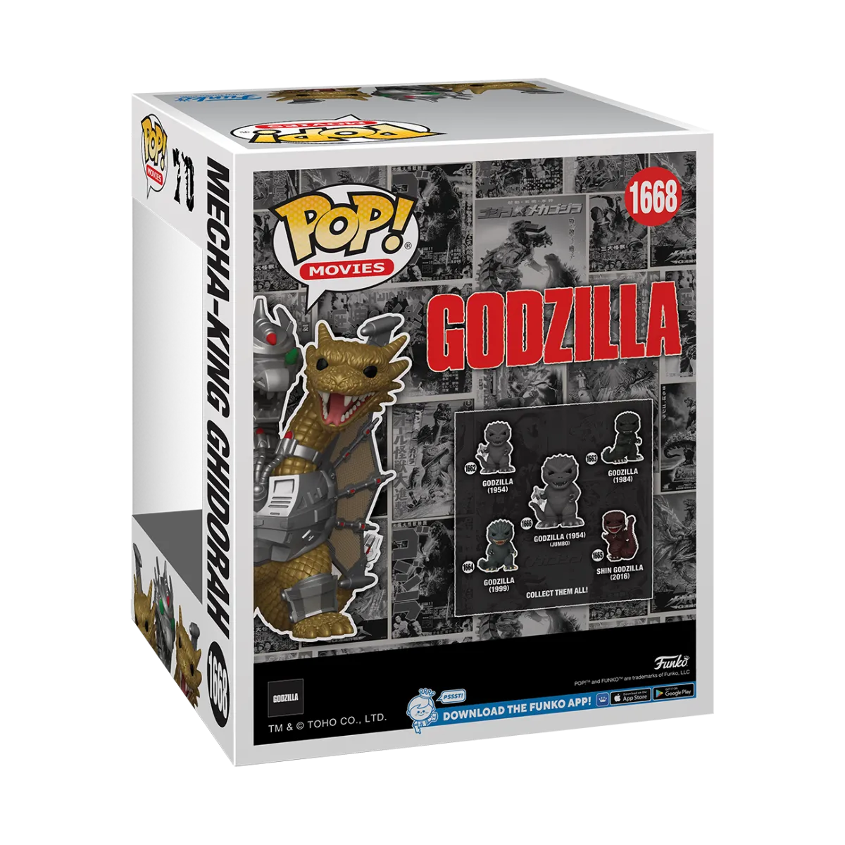 FUN82807 Godzilla: 70th Anniversary - Mecha-King Ghidorah 6" Pop! Vinyl [RS] - Funko - Titan Pop Culture