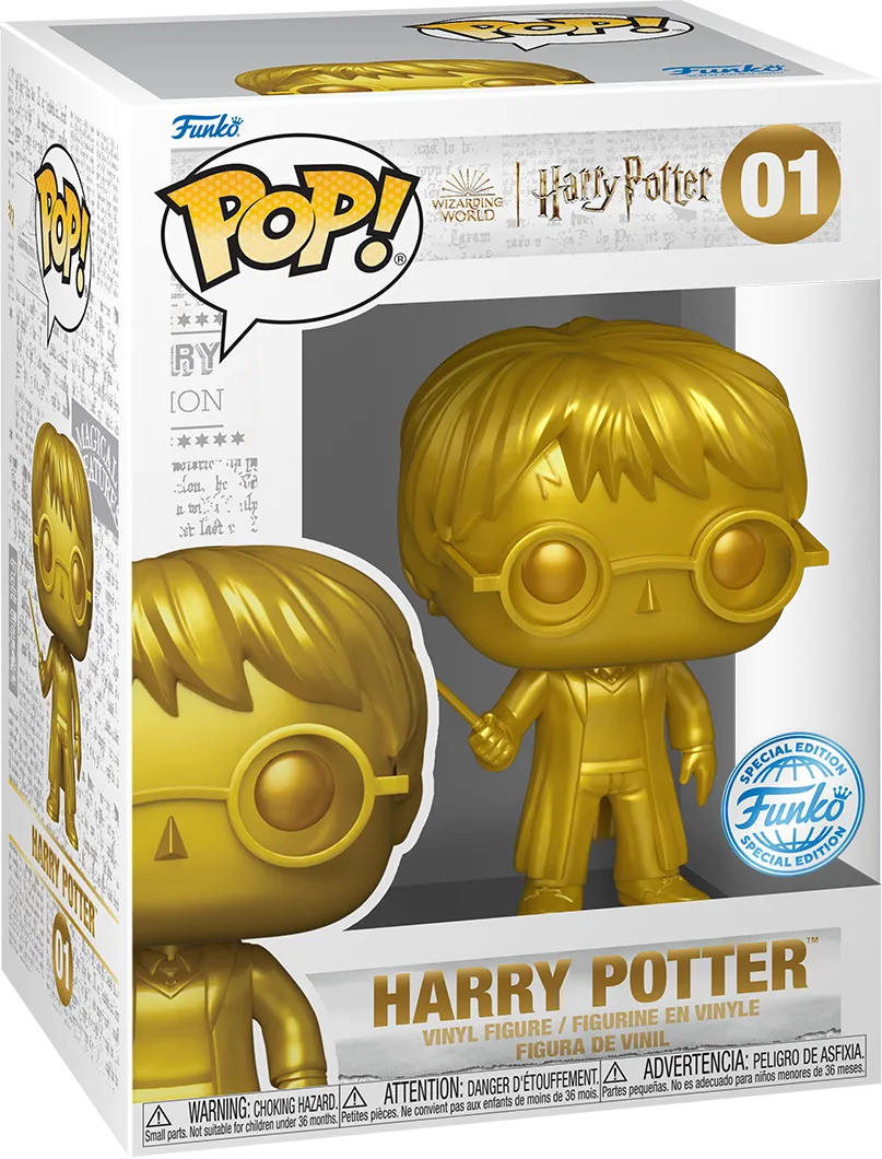 FUN82808 Harry Potter - Harry Potter US Exclusive Metallic Pop! Vinyl [RS] - Funko - Titan Pop Culture