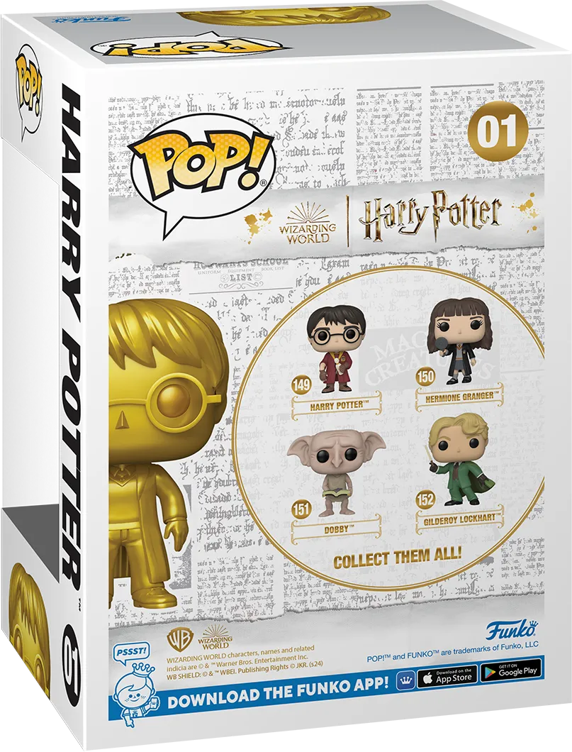 FUN82808 Harry Potter - Harry Potter US Exclusive Metallic Pop! Vinyl [RS] - Funko - Titan Pop Culture