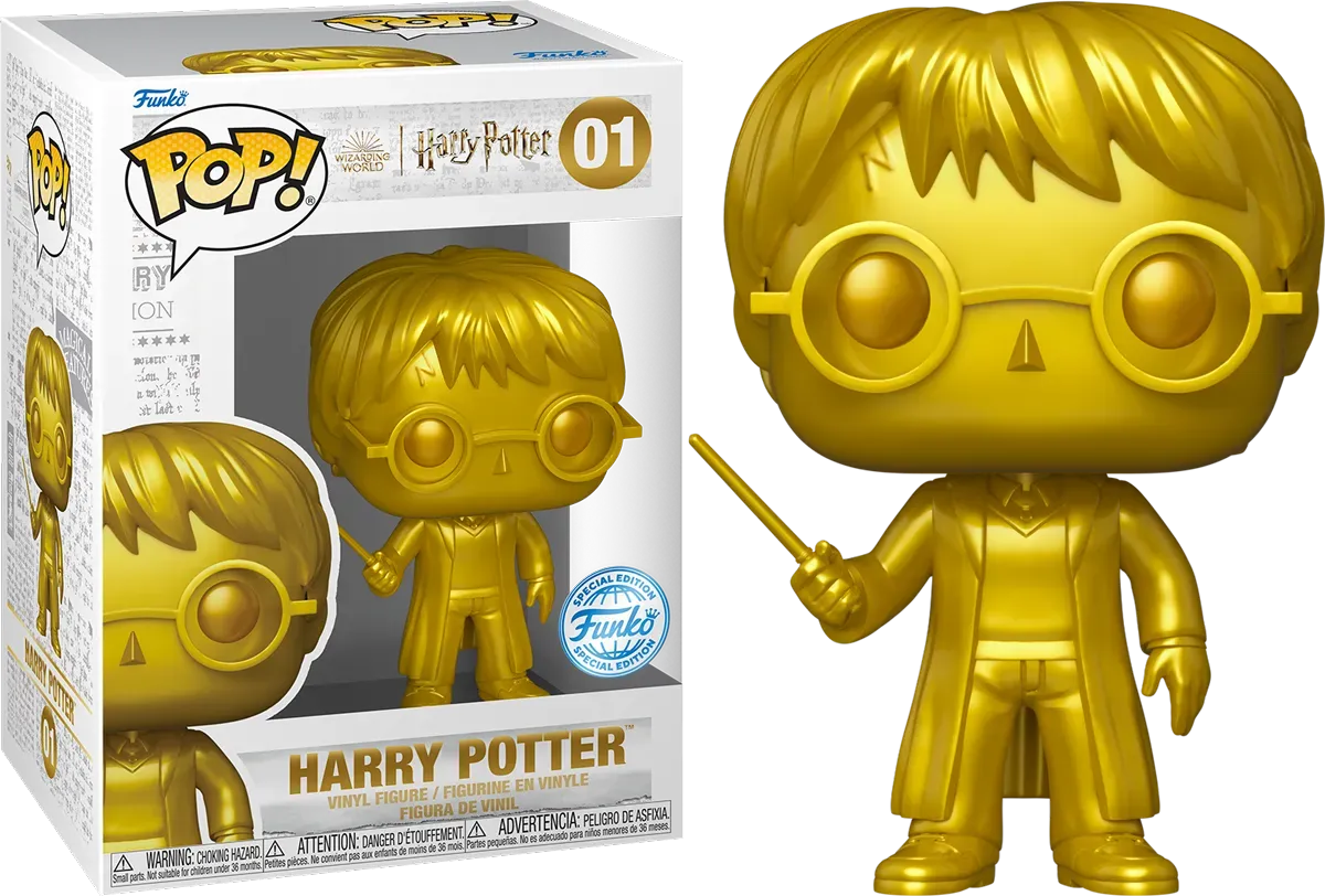 FUN82808 Harry Potter - Harry Potter US Exclusive Metallic Pop! Vinyl [RS] - Funko - Titan Pop Culture