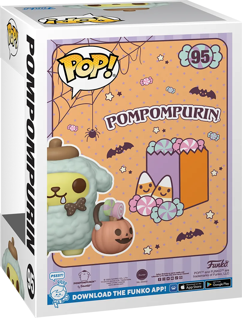 FUN82812 Sanrio - Pompompurin Halloween Flocked US Exclusive Pop! Vinyl [RS] - Funko - Titan Pop Culture