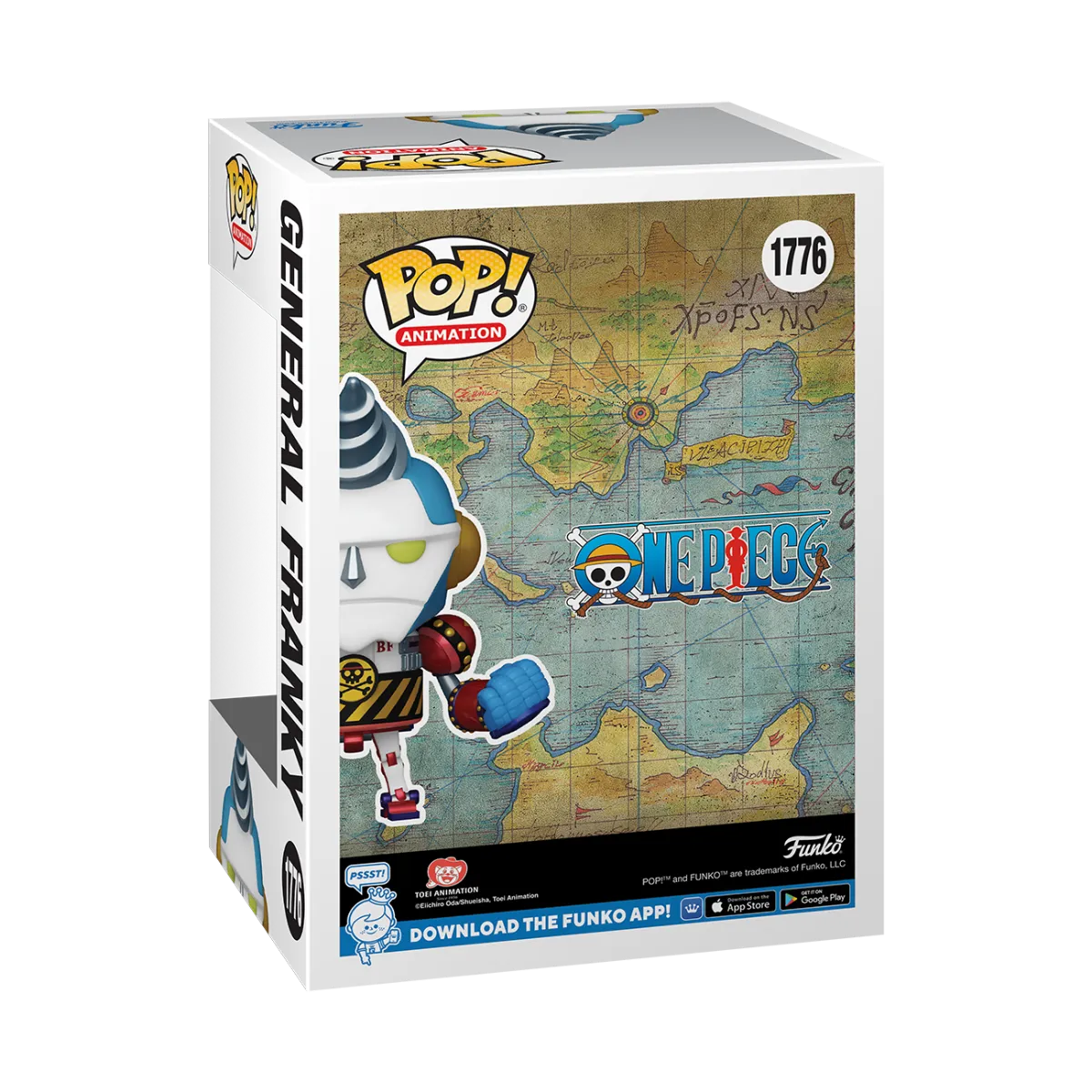 FUN82823BUNDLE One Piece - General Franky US Exclusive Pop! Vinyl Chase Bundle / Case [RS] - Funko - Titan Pop Culture