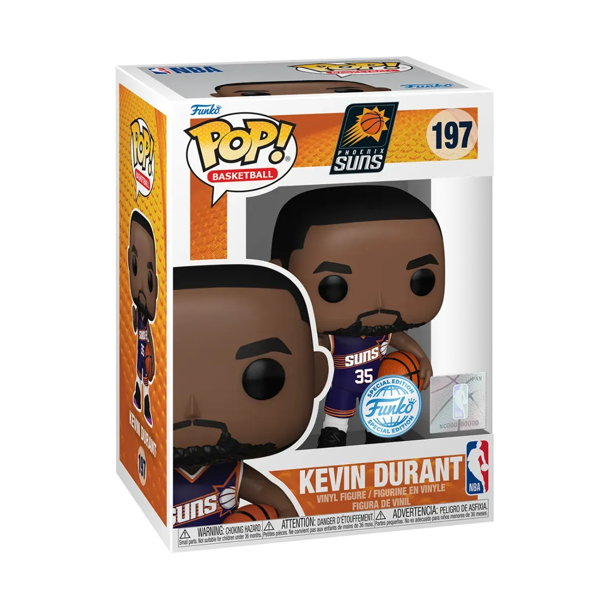 FUN82828 NBA: Suns - Kevin Durant US Exclusive Pop! Vinyl [RS] - Funko - Titan Pop Culture