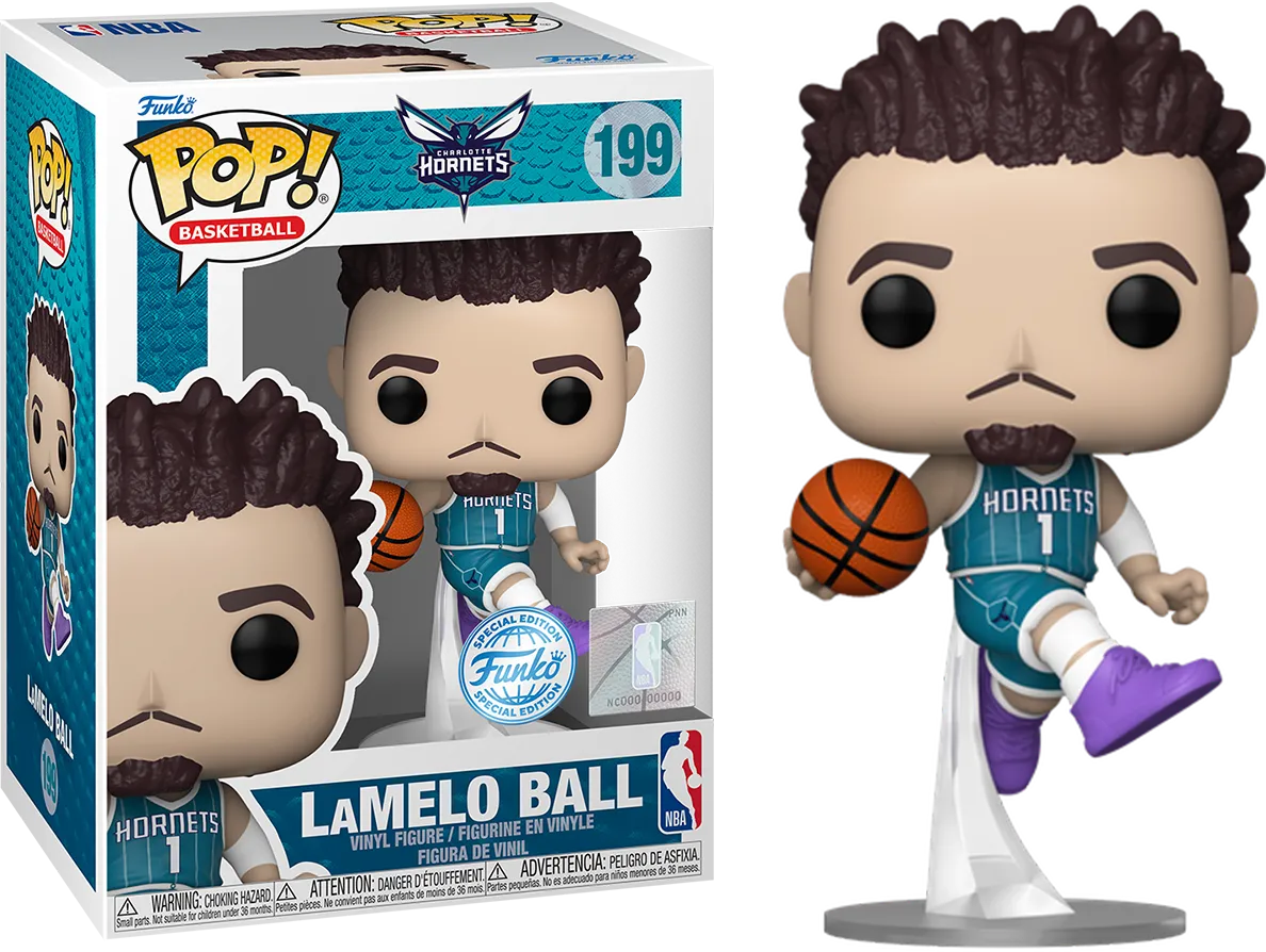 NBA: Hornets - LaMelo Ball US Exclusive Pop! Vinyl [RS]