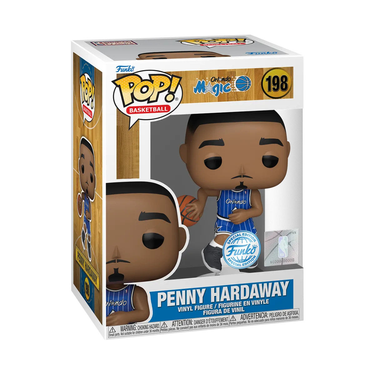 NBA: Legends - Figura de vinilo pop exclusiva de Penny Hardaway para EE. UU. [RS]