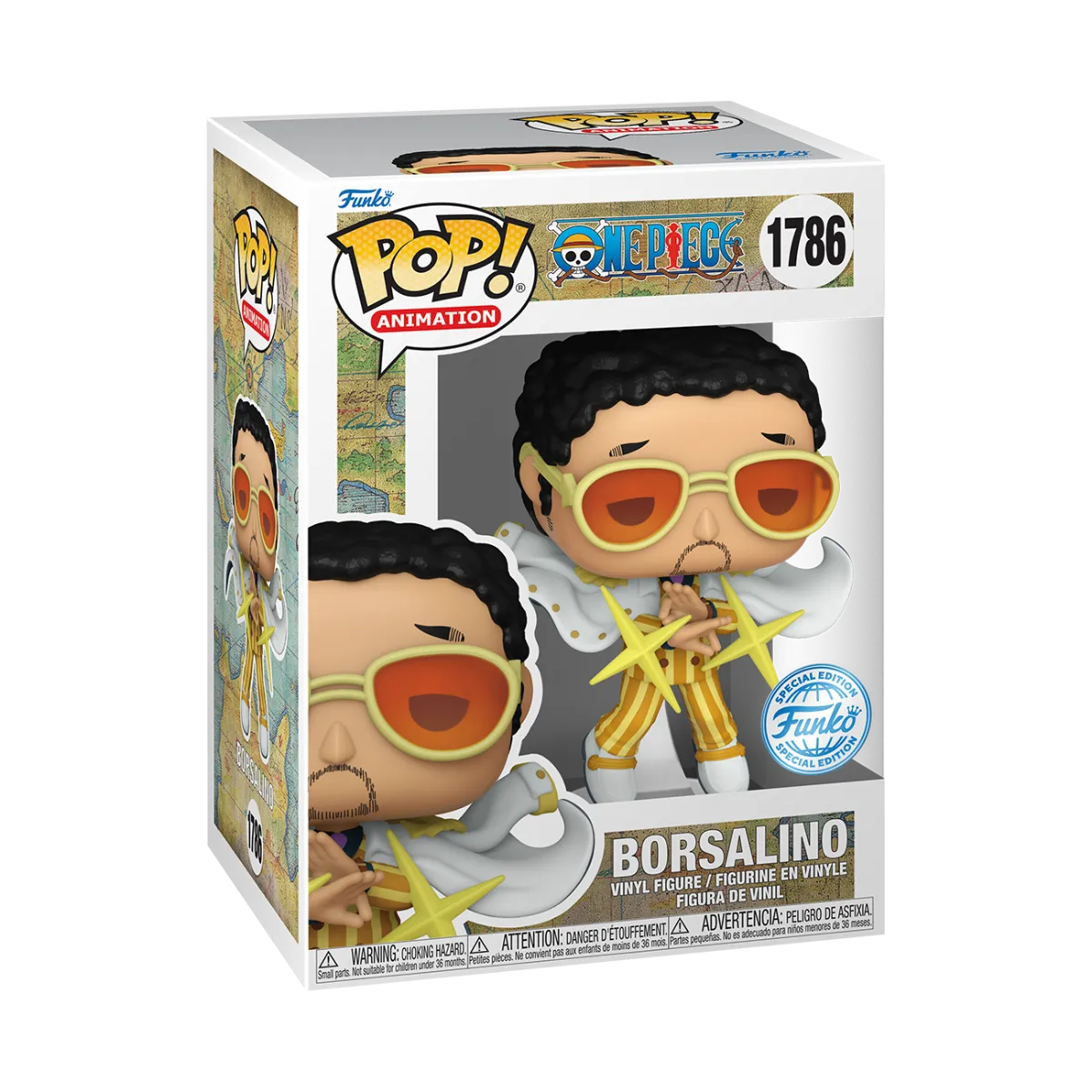 FUN82836 One Piece - Borsalino (Admiral Kizaru) US Exclusive Pop! Vinyl [RS] - Funko - Titan Pop Culture