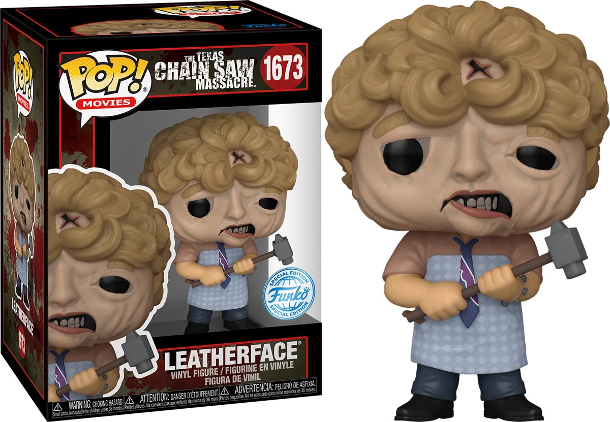 FUN82852 Texas Chainsaw Massacre - Leatherface with Hammer US Exclusive Pop! Vinyl [RS] - Funko - Titan Pop Culture