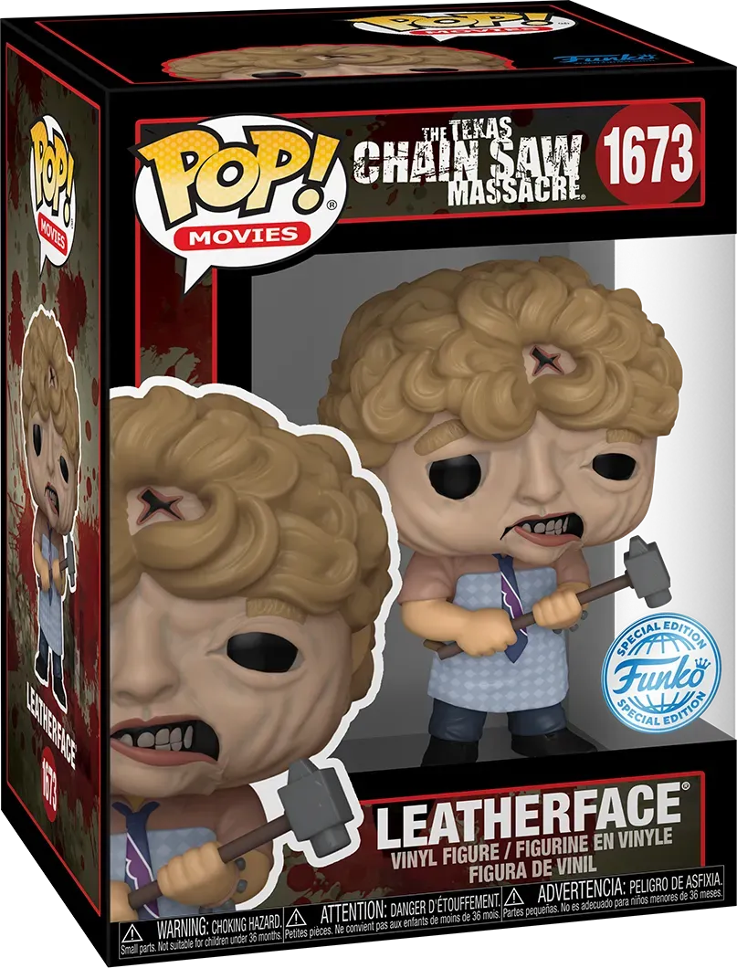 FUN82852 Texas Chainsaw Massacre - Leatherface with Hammer US Exclusive Pop! Vinyl [RS] - Funko - Titan Pop Culture