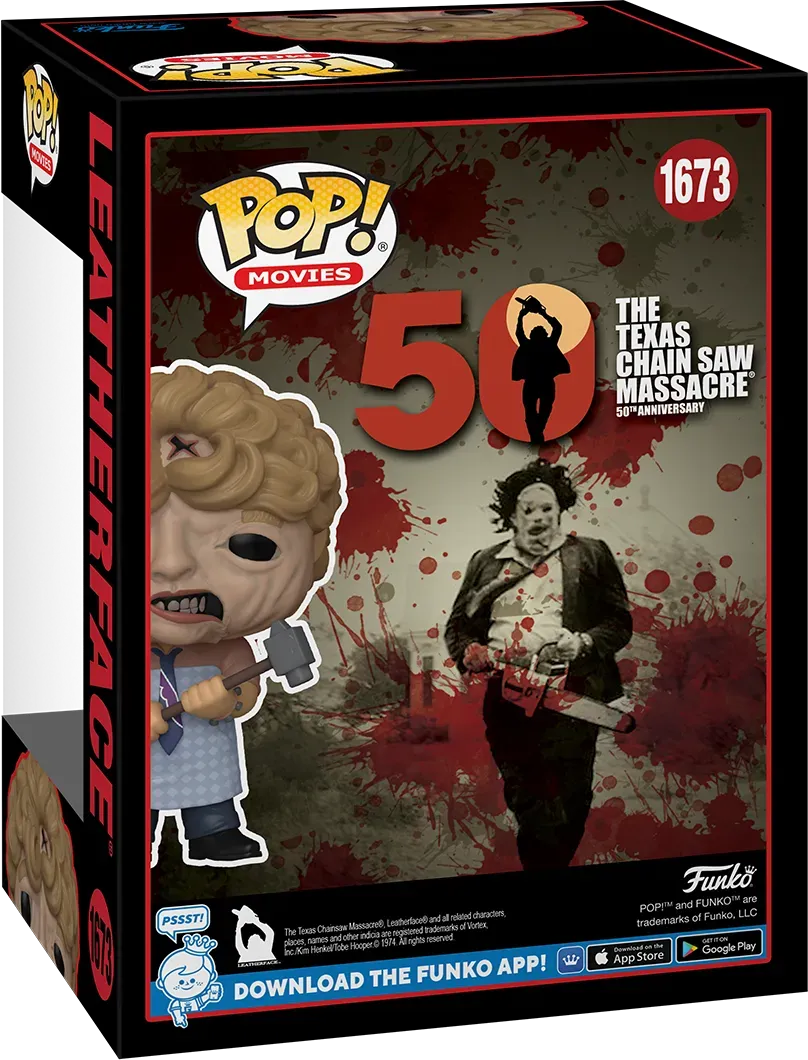 FUN82852 Texas Chainsaw Massacre - Leatherface with Hammer US Exclusive Pop! Vinyl [RS] - Funko - Titan Pop Culture