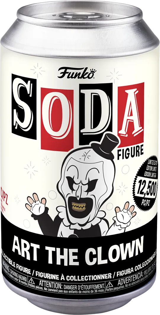 FUN82854 Terrifier - Art the Clown US Exclusive Vinyl Soda [RS] - Funko - Titan Pop Culture