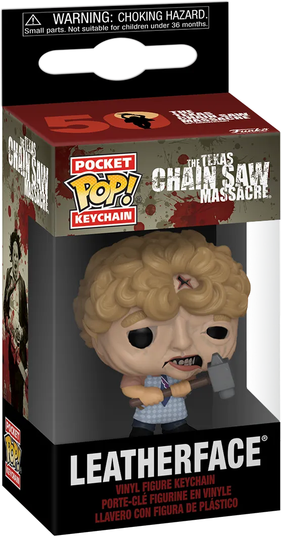 FUN82855 Texas Chainsaw Massacre - Leatherface with Hammer US Exclusive Pop! Keychain [RS] - Funko - Titan Pop Culture