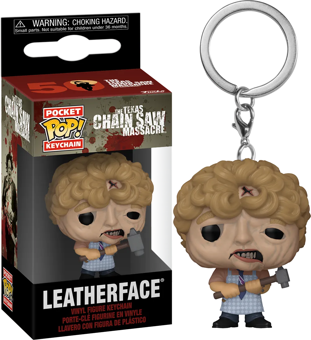 FUN82855 Texas Chainsaw Massacre - Leatherface with Hammer US Exclusive Pop! Keychain [RS] - Funko - Titan Pop Culture