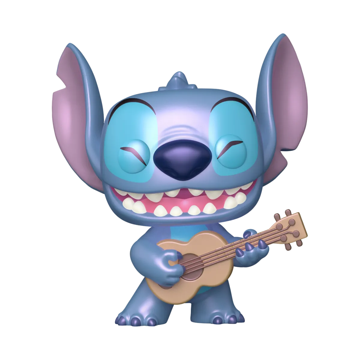 FUN82880 Lilo & Stitch - Stitch with Ukulele US Exclusive Pearlescent Pop! Vinyl [RS] - Funko - Titan Pop Culture