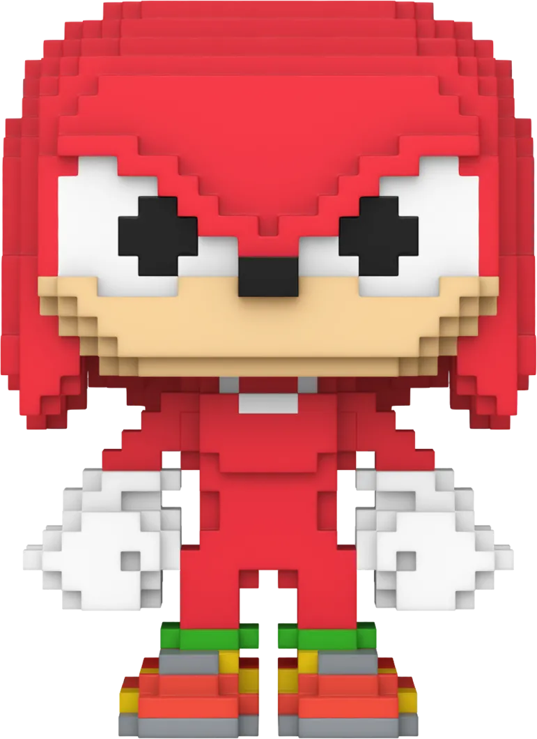 FUN83034 Sonic the Hedgehog - Knuckles 8-Bit US Exclusive Pop! Vinyl [RS] - Funko - Titan Pop Culture