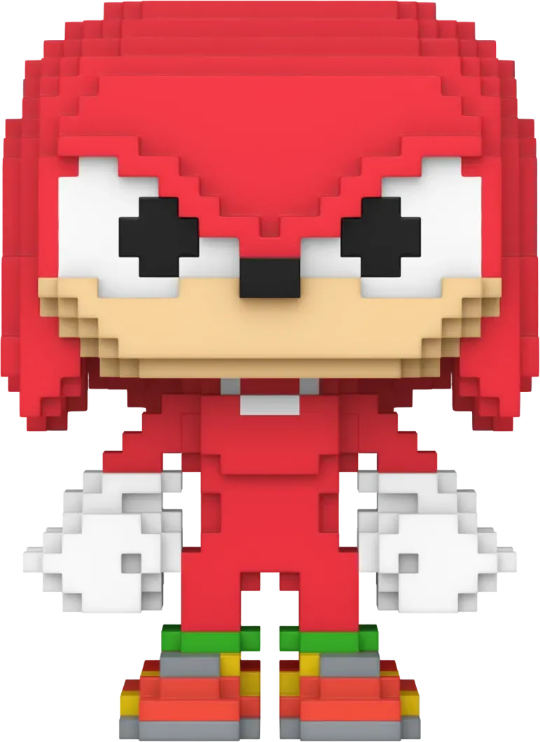 FUN83034 Sonic the Hedgehog - Knuckles 8-Bit US Exclusive Pop! Vinyl [RS] - Funko - Titan Pop Culture