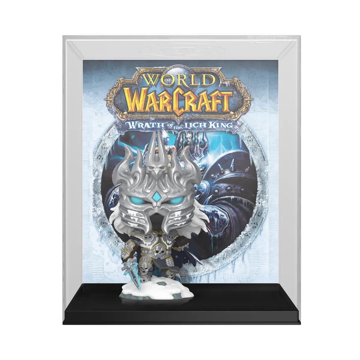 FUN83039 World of Warcraft: Wrath of the Lich King - Lich King Glow-in-the-Dark Pop! Game Covers Vinyl [RS] - Funko - Titan Pop Culture