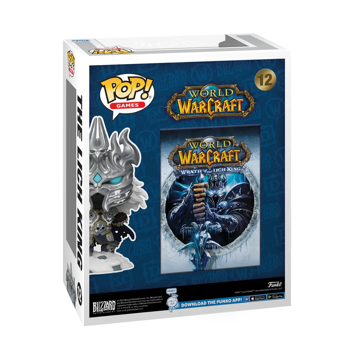 FUN83039 World of Warcraft: Wrath of the Lich King - Lich King Glow-in-the-Dark Pop! Game Covers Vinyl [RS] - Funko - Titan Pop Culture