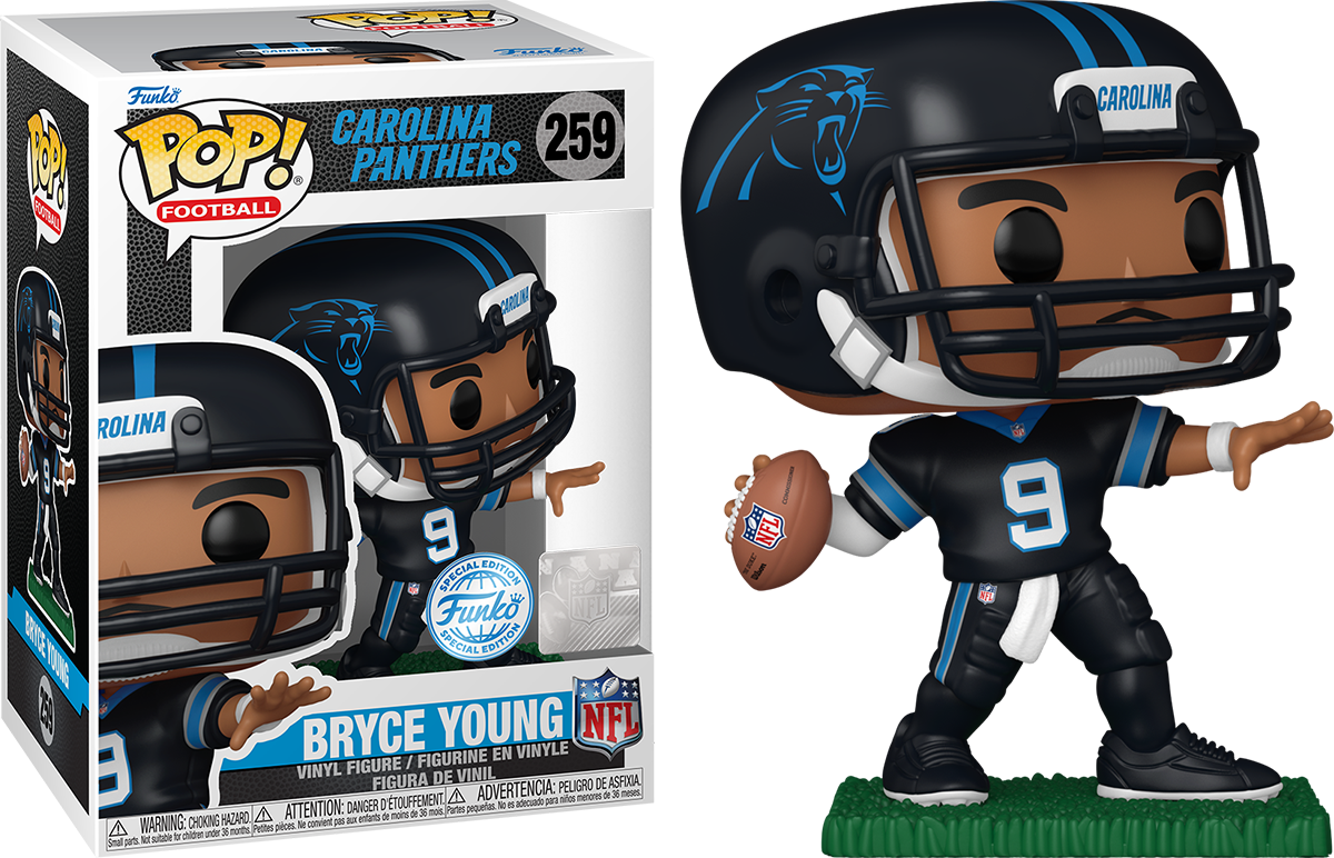 FUN83043 NFL: Panthers - Bryce Young US Exclusive Pop! Vinyl [RS] - Funko - Titan Pop Culture