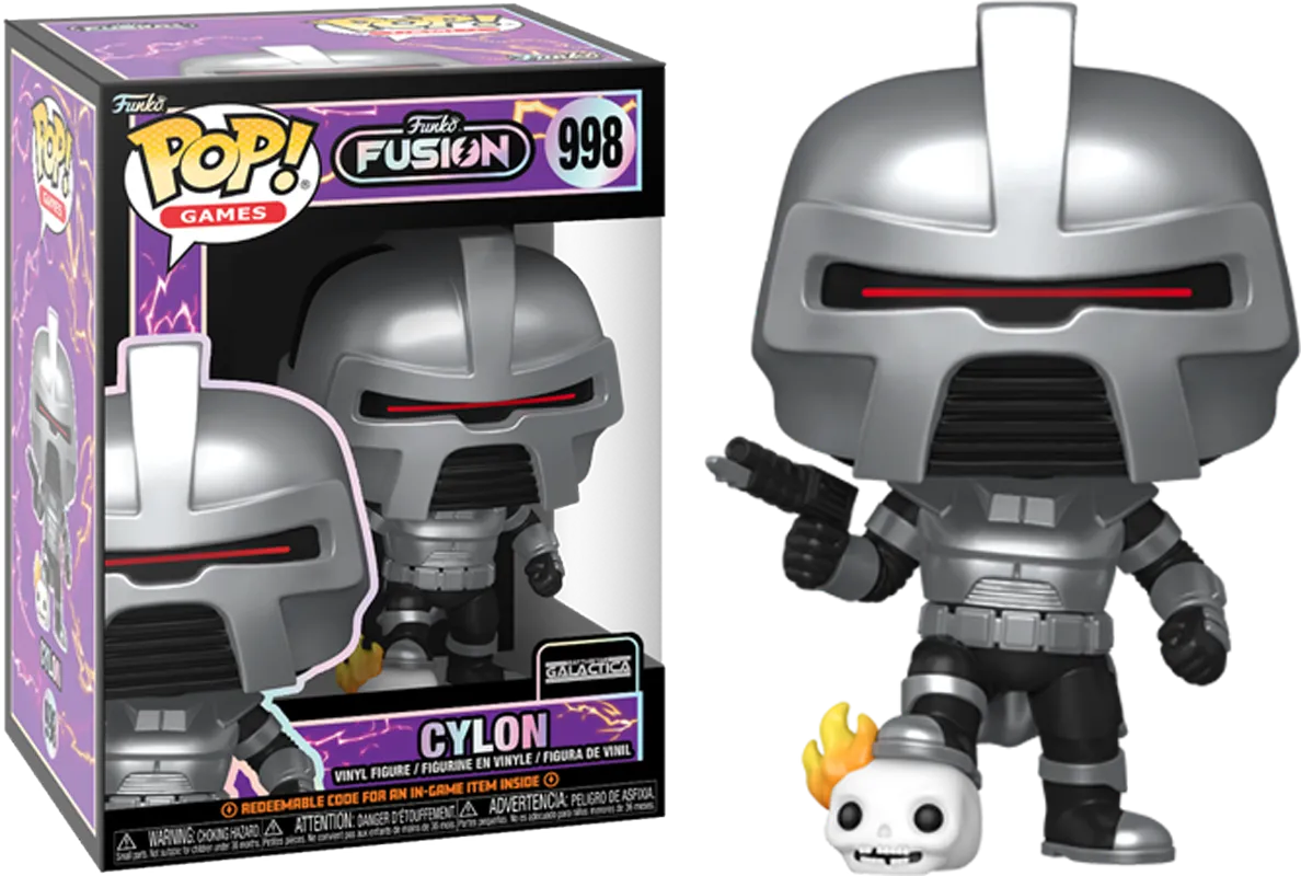 Funko Fusión - Cylon Pop! Vinilo - Paquete Chase / Estuche