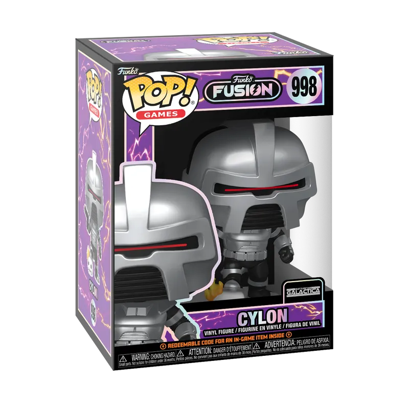 Funko Fusión - Cylon Pop! Vinilo - Paquete Chase / Estuche