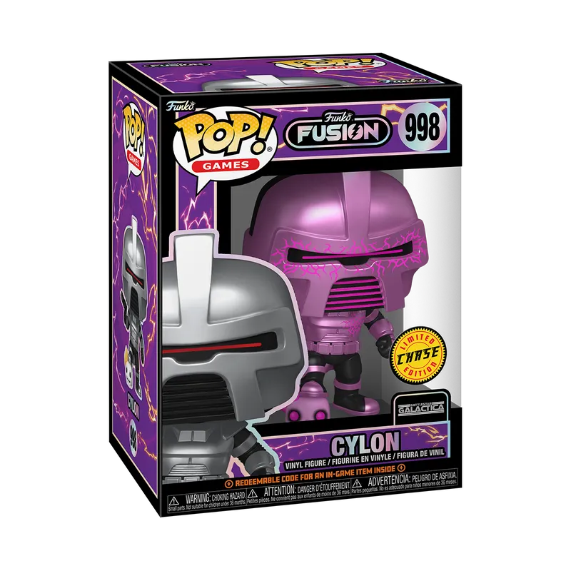 Funko Fusión - Cylon Pop! Vinilo - Paquete Chase / Estuche