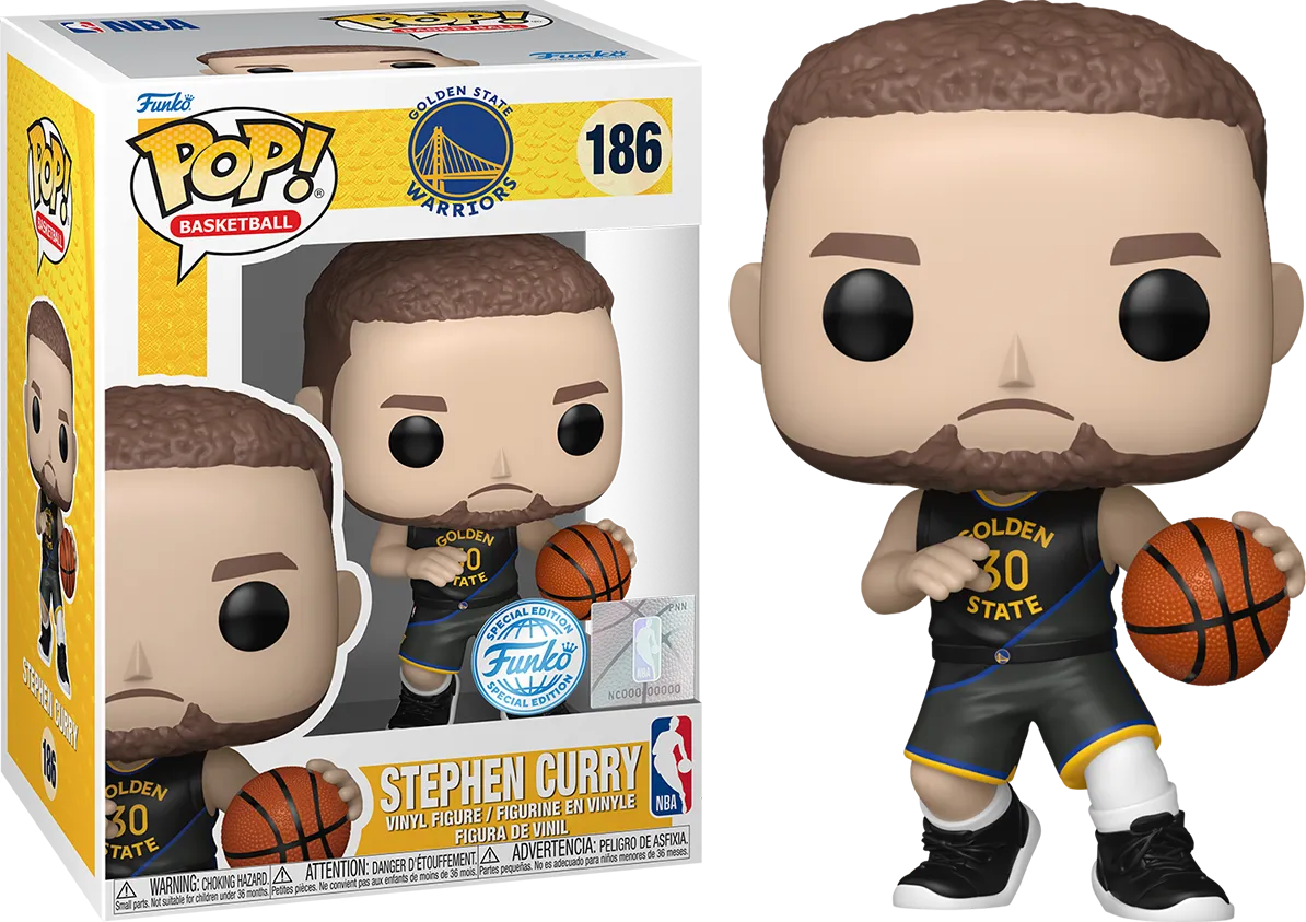 NBA: Warriors - Stephen Curry US Exclusive Pop! Vinyl [RS]