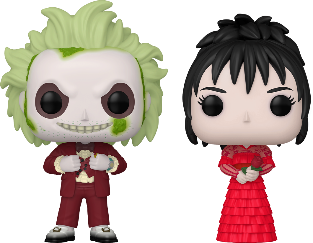 FUN83087 Beetlejuice Beetlejuice - Beetlejuice & Lydia Deetz Pop! Vinyl 2-Pack - Funko - Titan Pop Culture