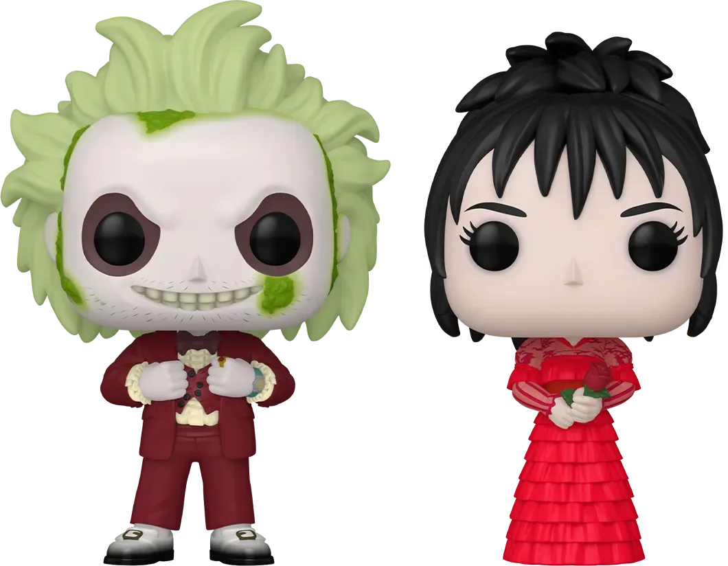 FUN83087 Beetlejuice Beetlejuice - Beetlejuice & Lydia Deetz Pop! Vinyl 2-Pack - Funko - Titan Pop Culture