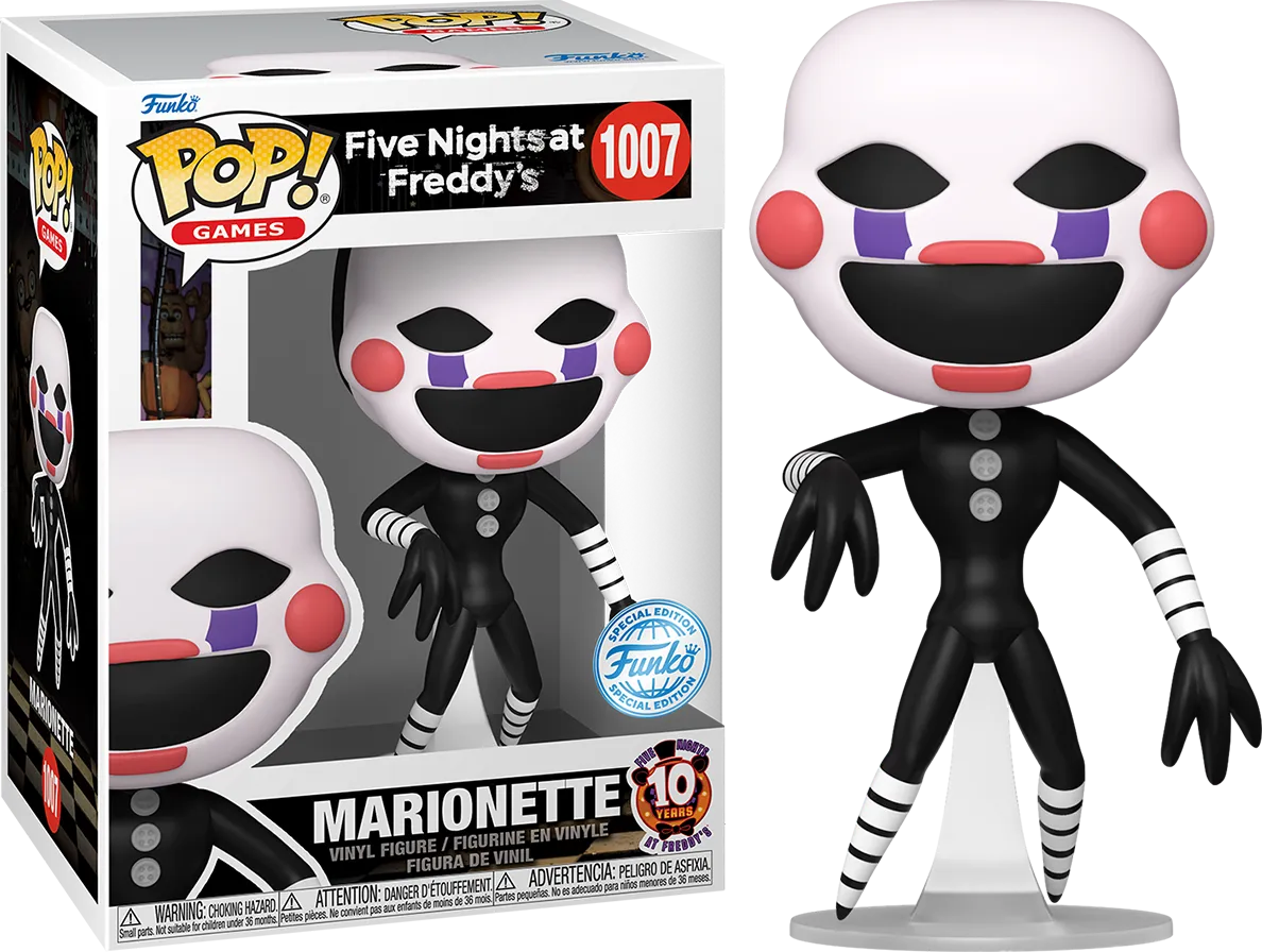 Five Nights at Freddy's: 10th Anniversary - Marionette US Exclusive Pop! Vinyl [RS]