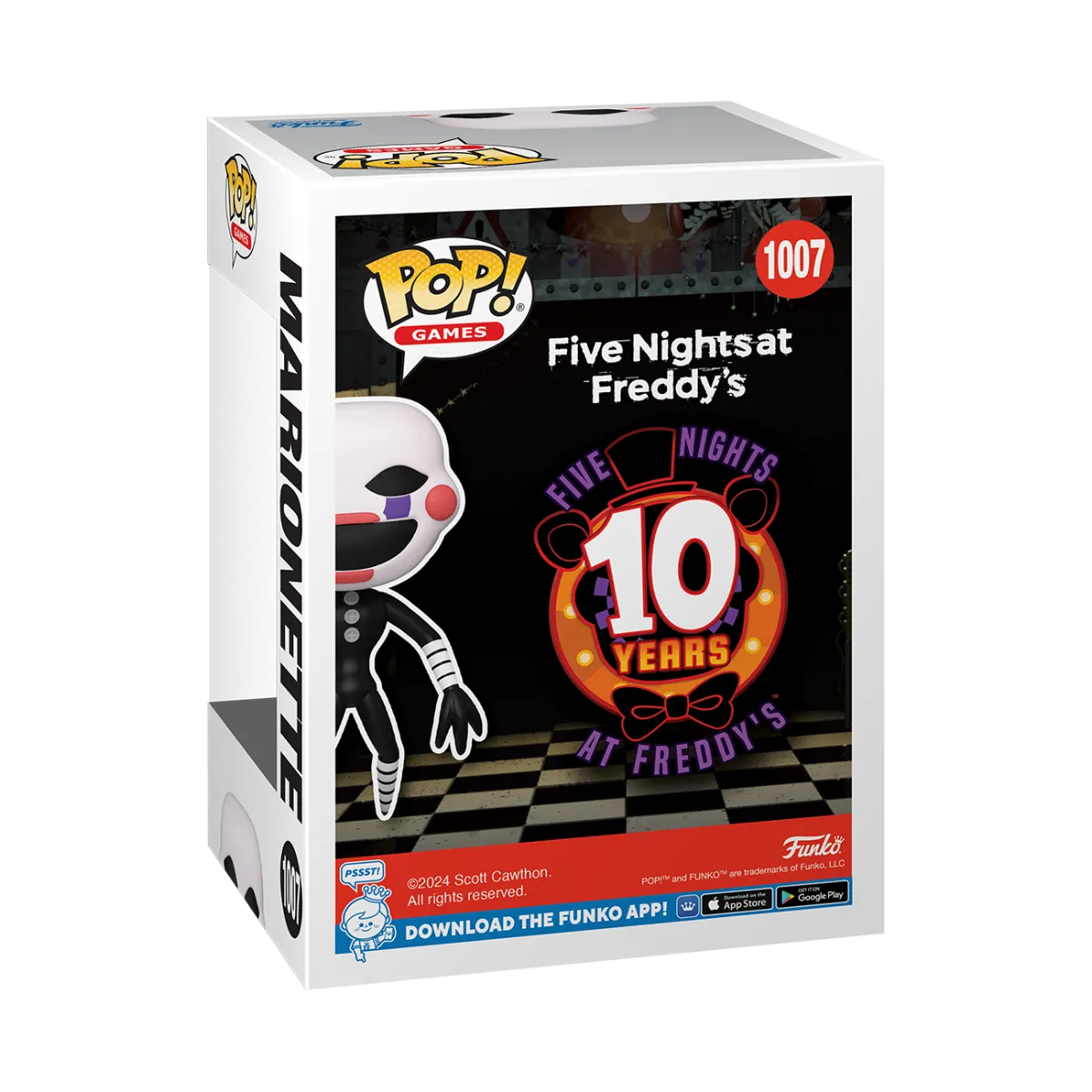 Five Nights at Freddy's: 10th Anniversary - Marionette US Exclusive Pop! Vinyl [RS]