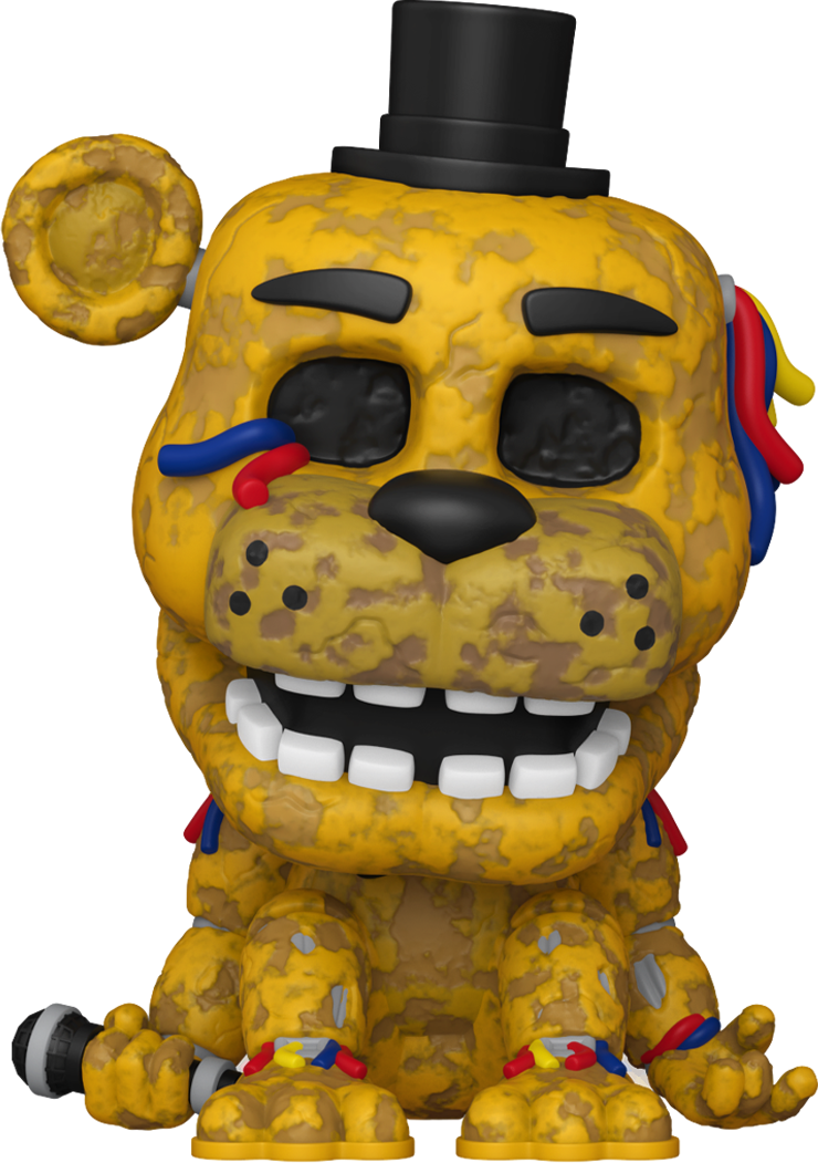 FUN83091 Five Nights at Freddy's - Withered Golden Freddy US Exclusive Pop! Vinyl [RS] - Funko - Titan Pop Culture