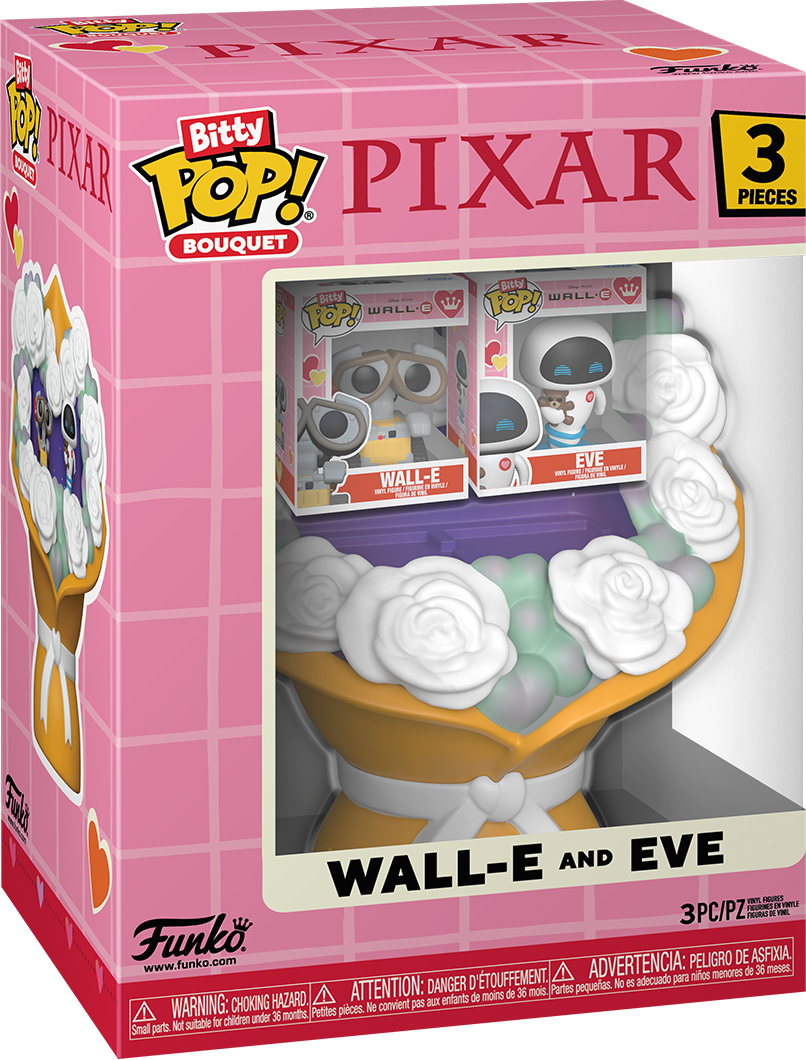 Wall-E - Wall-E & Eve Valentines Bitty Pop! Bouquet 2-Pack