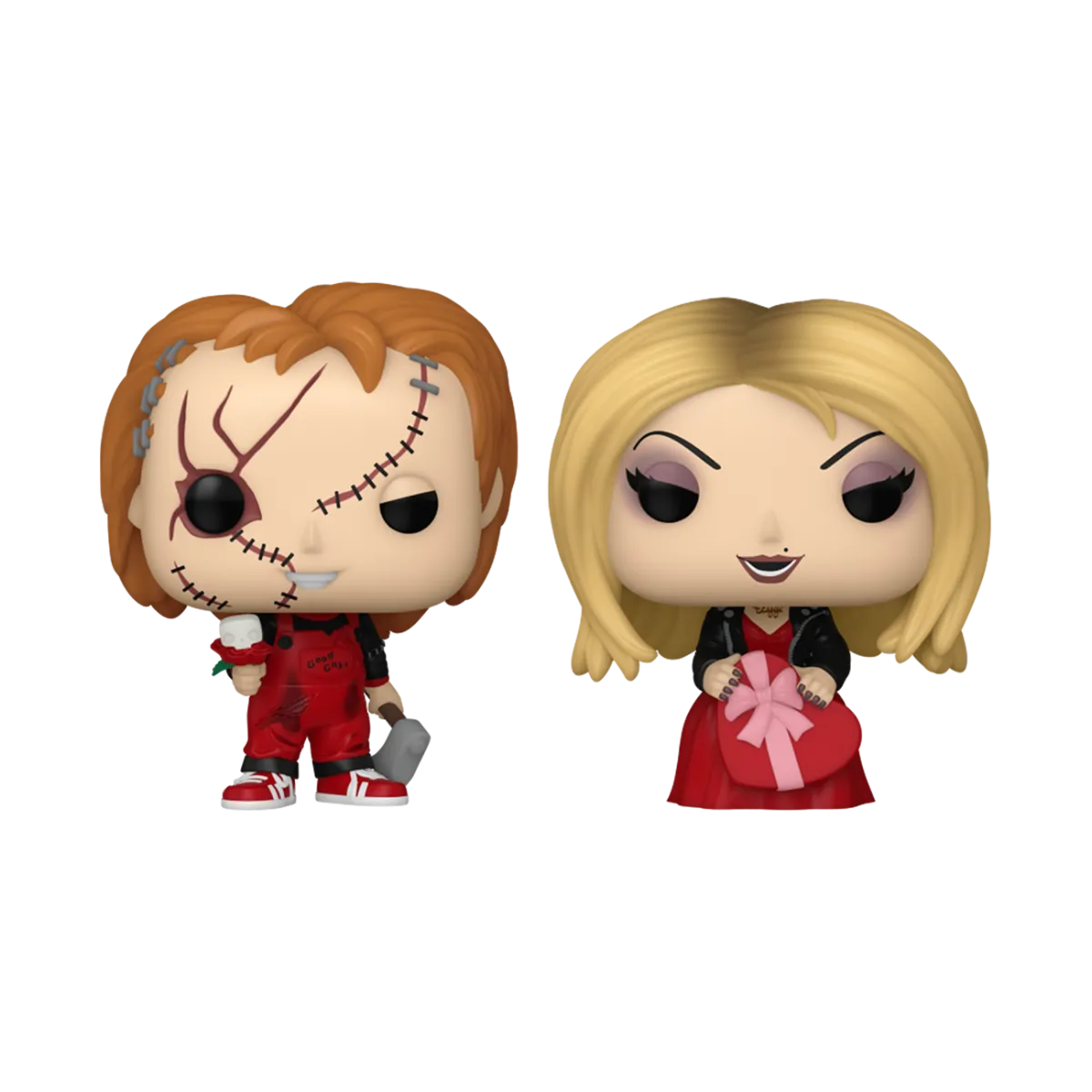 FUN83101 Child's Play - Chucky & Tiffany Valentines Pocket Pop! 2-Pack - Funko - Titan Pop Culture