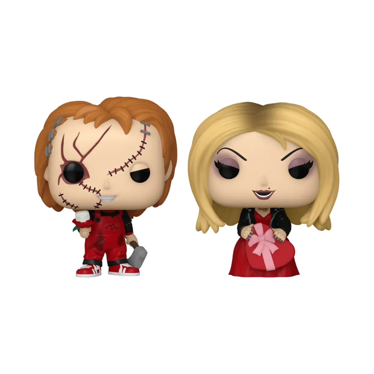 FUN83101 Child's Play - Chucky & Tiffany Valentines Pocket Pop! 2-Pack - Funko - Titan Pop Culture