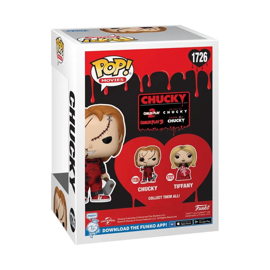 FUN83102 Child's Play - Chucky Valentine Pop! Vinyl - Funko - Titan Pop Culture