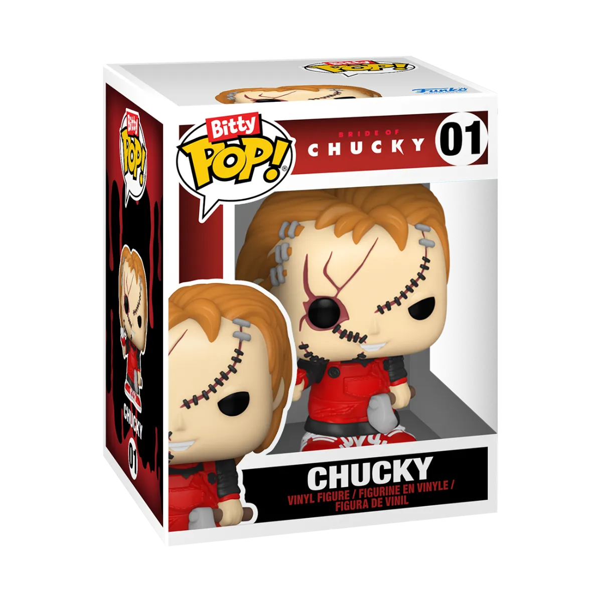 FUN83104 Child's Play - Chucky & Tiffany Valentines Bitty Pop! Bouquet 2-Pack - Funko - Titan Pop Culture