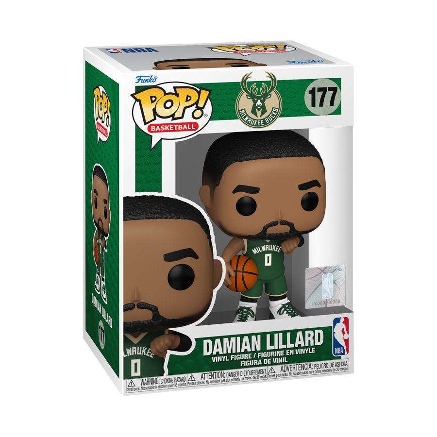 FUN83408 NBA: Bucks - Damian Lillard Pop! Vinyl - Funko - Titan Pop Culture