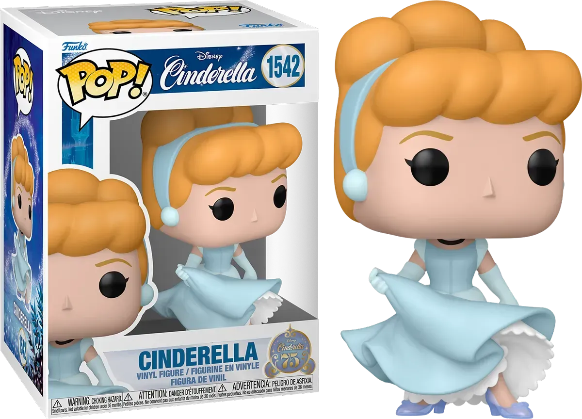 FUN83456 Cinderella (1950): 75th Anniversary - Cinderella Pop! Vinyl - Funko - Titan Pop Culture