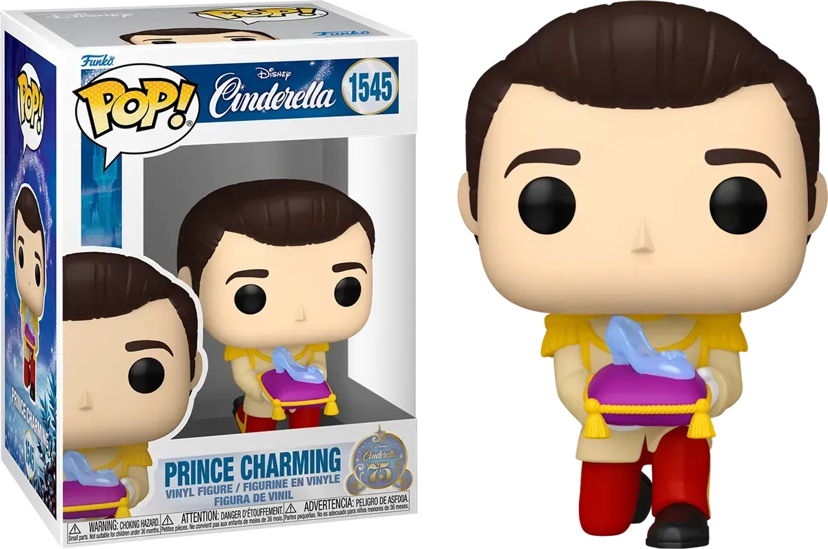 FUN83459 Cinderella (1950): 75th Anniversary - Prince Charming Pop! Vinyl - Funko - Titan Pop Culture