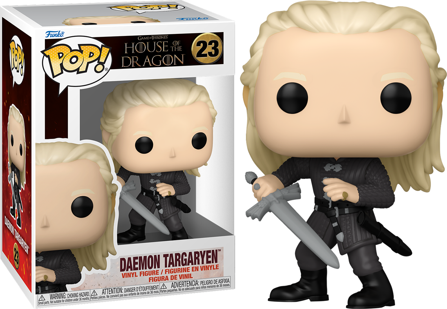 龙之屋 - Daemon Targaryen Pop！乙烯基塑料